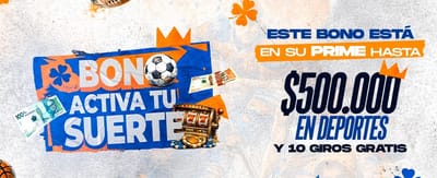 Bono de Bienvenida Especial promotion banner